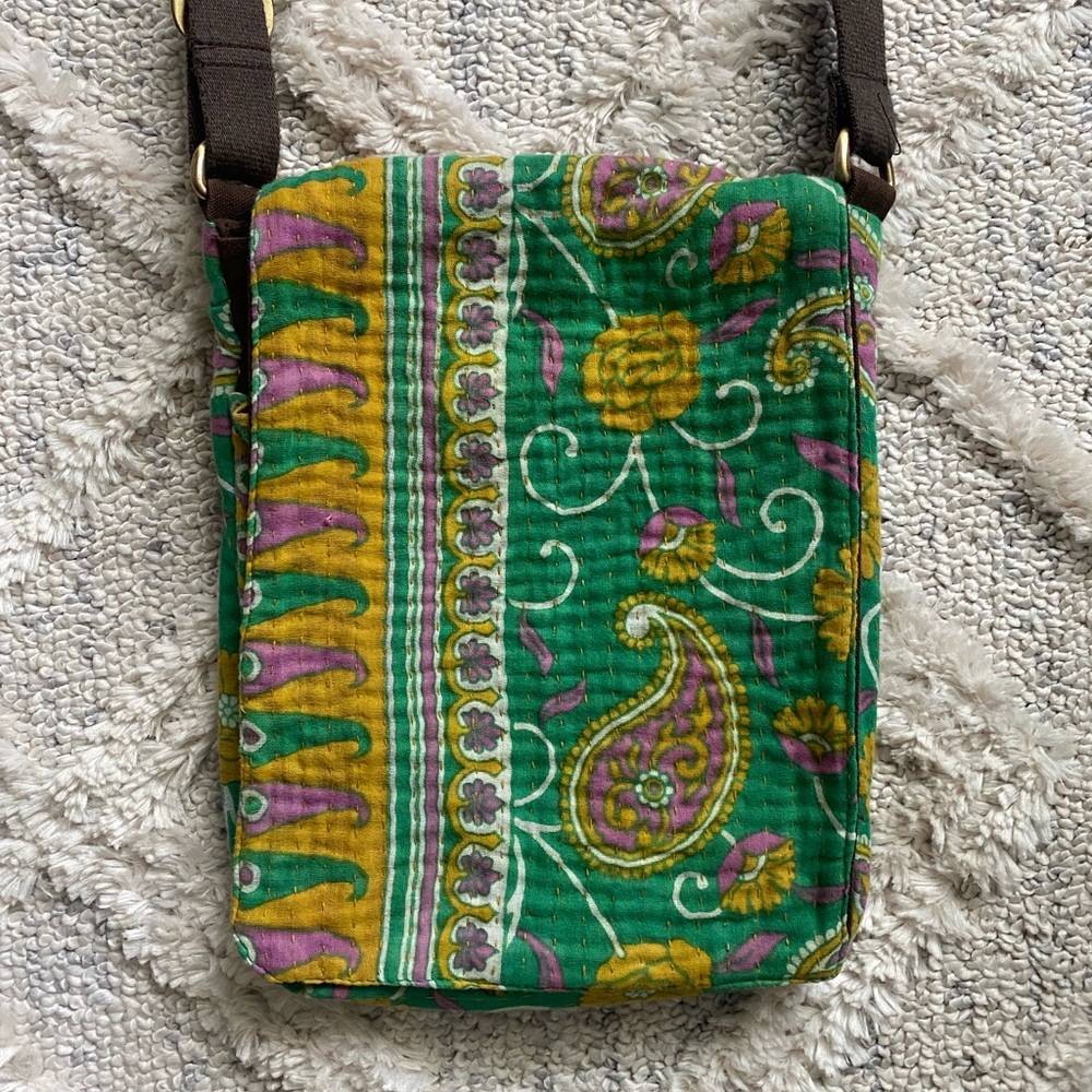 Sari Bari Handmade in India Crossbody Purse